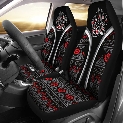 CSA-00212 Symbol Bear Pattern Native American Car Seat Cover