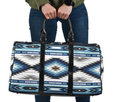 GB-NAT00528 Blue Colors Pattern Travel Bag