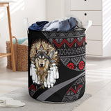 LB00357 Pattern Native American Laundry Basket