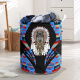 Powwow StoreLB0021 Pattern Native Laundry Basket