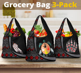 Pattern Native American Grocery Bag 3-Pack SET 71