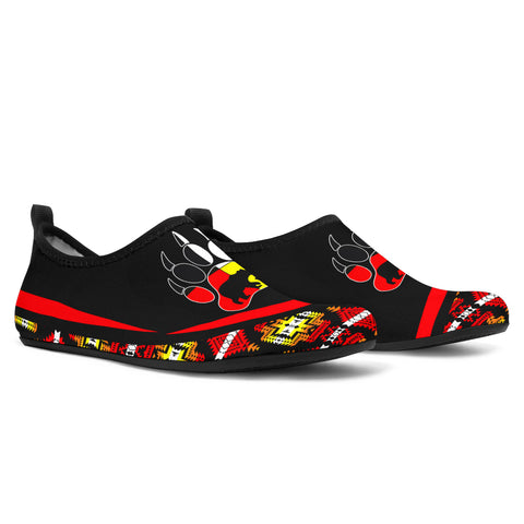 Powwow StoreAQS0027 Tribe Design Native American Aqua Shoes