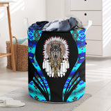 Powwow StoreLB0046 Pattern Native Laundry Basket