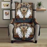 CSF-0060 Wolf Native American Native 23" Chair Sofa Protector