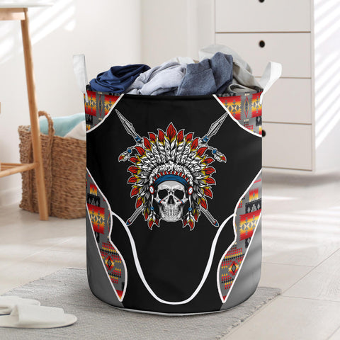 Powwow StoreLB0087 Pattern Native Laundry Basket