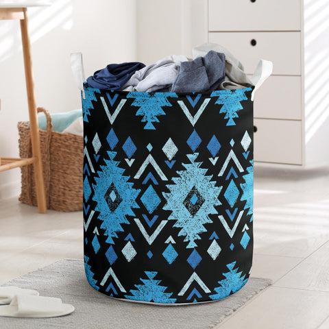 Powwow StoreLB00177 Pattern Native Laundry Basket