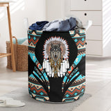 Powwow StoreLB0042 Pattern Native Laundry Basket