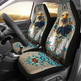 CSA-00227 Eagle Pattern Native American Car Seat Cover