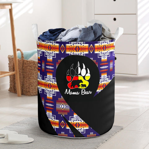 Powwow StoreLB00230 Pattern Native Laundry Basket