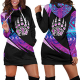 Powwow StoreWHD0010 Southwest Symbol Native American Hoodie Dress