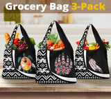 Pattern Native American Grocery Bag 3-Pack SET 70