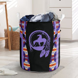 Powwow StoreLB00287 Pattern Native Laundry Basket