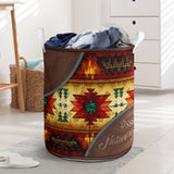 Powwow StoreLB00210 Pattern Native Laundry Basket