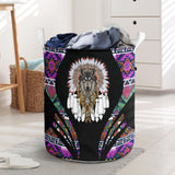 Powwow StoreLB0050 Pattern Native Laundry Basket