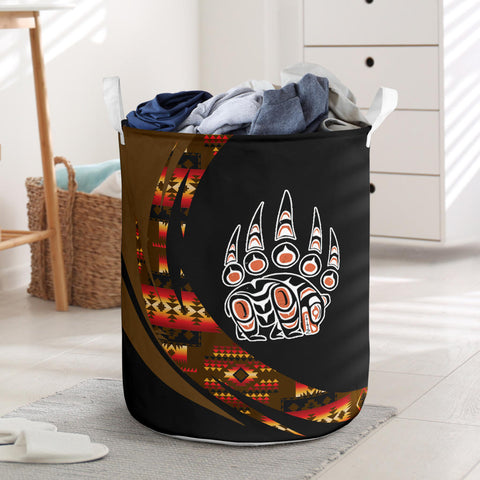 Powwow StoreLB00326 Pattern Native Laundry Basket