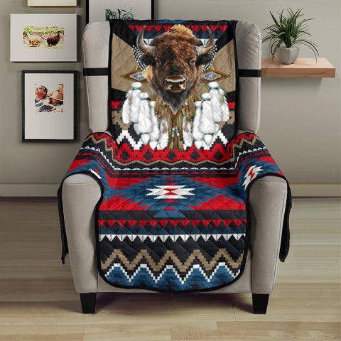 CSF-0063 Bison Native American 23" Chair Sofa Protector