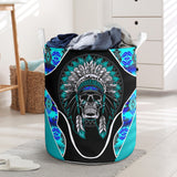 Powwow StoreLB00105 Pattern Native Laundry Basket