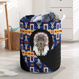 Powwow StoreLB00242 Pattern Native Laundry Basket