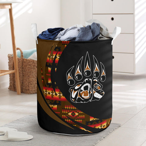 Powwow StoreLB00322 Pattern Native Laundry Basket