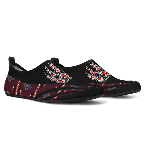 Powwow StoreAQS0037 Tribe Design Native American Aqua Shoes