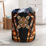 Powwow StoreLB00139 Pattern Native Laundry Basket