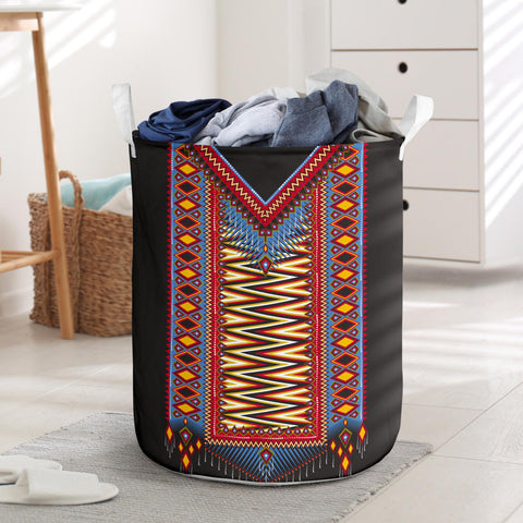 LB00336 Pattern Native American Laundry Basket