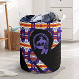 Powwow StoreLB00232 Pattern Native Laundry Basket