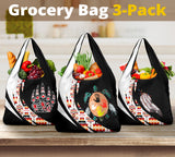 Pattern Native American Grocery Bag 3-Pack SET 67