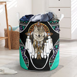 Powwow StoreLB00109 Pattern Native Laundry Basket