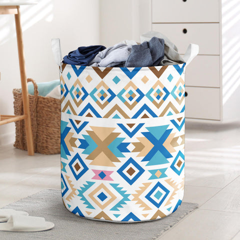 Powwow StoreLB00187 Pattern Native Laundry Basket