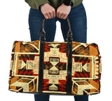 GB-NAT00022 Tribal Yellow Arrow Travel Bag