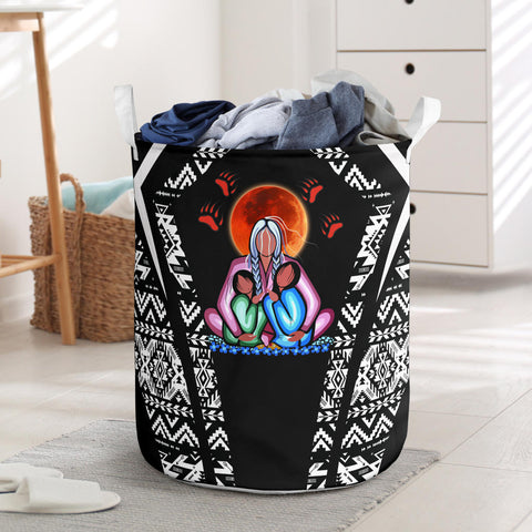 Powwow StoreLB00121 Pattern Native Laundry Basket