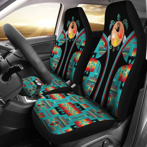 CSA-00217 Turtle Spirit Native American Car Seat Cover