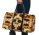 GB-NAT00022 Tribal Yellow Arrow Travel Bag