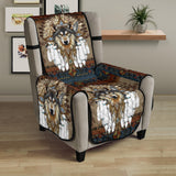 CSF-0060 Wolf Native American Native 23" Chair Sofa Protector