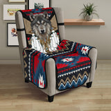 CSF-0063 Wolf Native American 23" Chair Sofa Protector