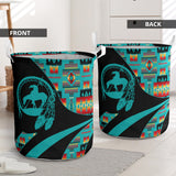 LB00350 Pattern Native American Laundry Basket