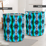 Powwow Storelb00281 pattern native laundry basket