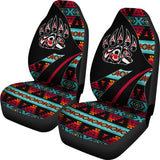 CSA-00179 Bear Symbol Native American Car Seat Cover