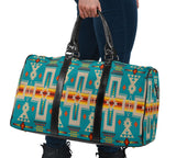 GB-NAT00062-05 Turquoise Tribe Design Travel Bag