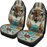 CSA-00224 Bison Pattern Native American Car Seat Cover