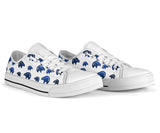 LTS0001-01 Bear Symbol Native American Low Top Canvas Shoe