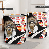 LB00348 Pattern Native American Laundry Basket