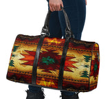 GB-NAT00068 United Tribes Brown Travel Bag