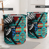 Powwow Storelb00141 pattern native laundry basket