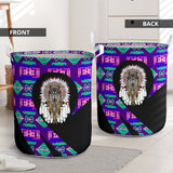 Powwow Storelb00254 pattern native laundry basket