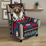 CSF-0062 Bear Native American 23" Chair Sofa Protector