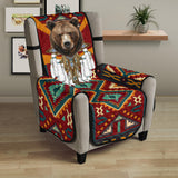 CSF-0067 Bear Native American 23" Chair Sofa Protector