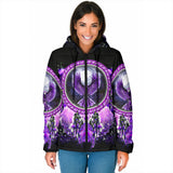 GB-NAT00908 Thunderbird Native Women's Padded Hooded Jacket