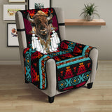 CSF-0074 Bison Native American 23" Chair Sofa Protector